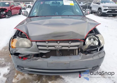 2005 Hyundai Accent Gls/Gt из США, поврежденный, VIN KMHCG35C75U348547